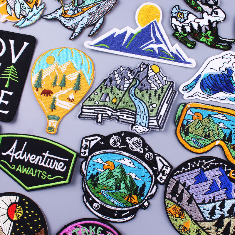Outdoor Adventure Travel Show - Patchs de voyage Nature Adventure pour