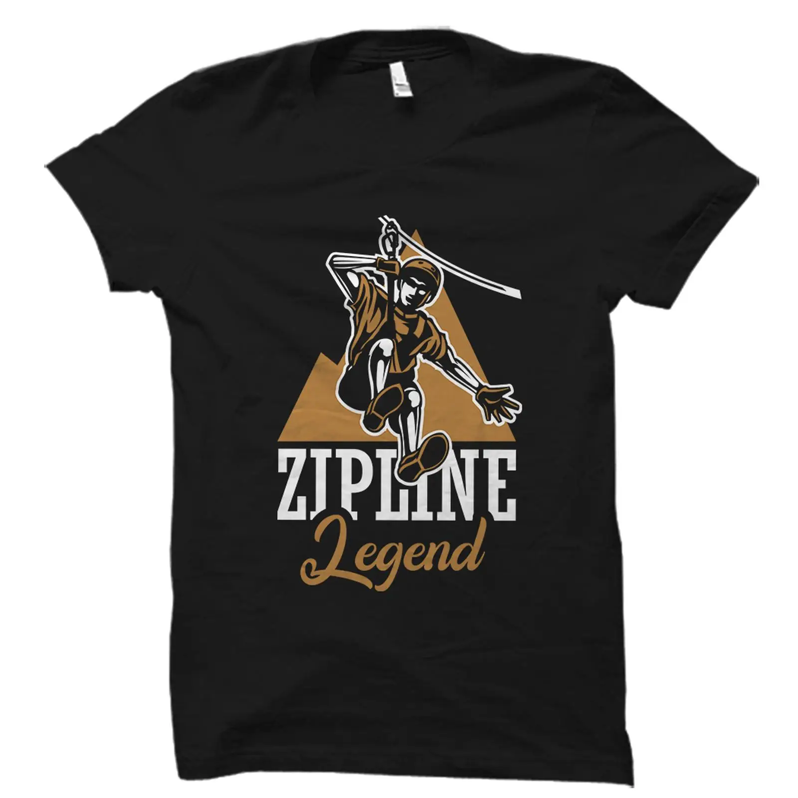 Outdoor Adventure Ziplines & Waterfall - T-shirt Zipline Legend, drôle, pour les