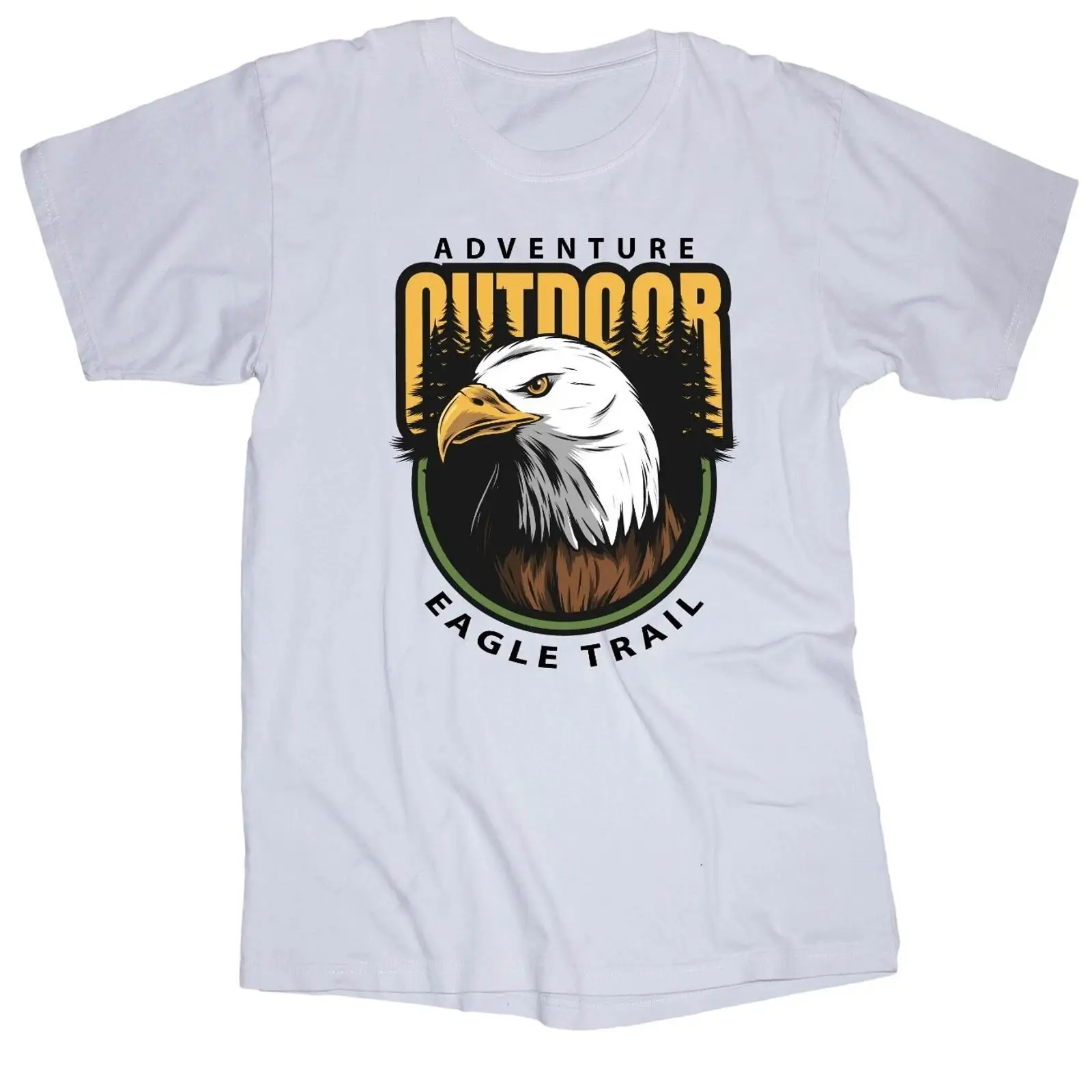 T-shirt blanc vintage lavé pou - Outdoor Adventure America avis et prix