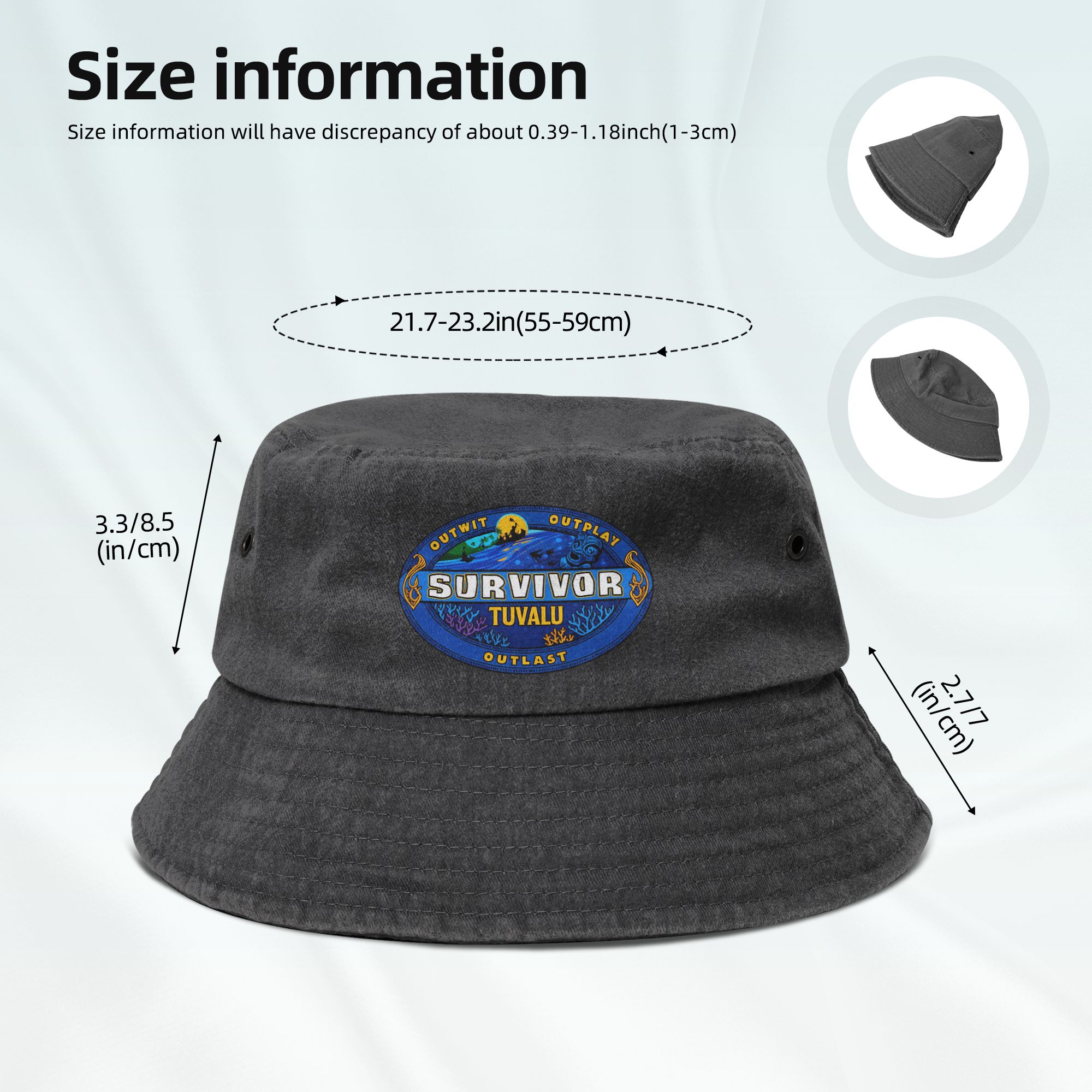 Chapeau Bob Unisexe en Coton V - Outdoor Adventure Travel Show avis et prix