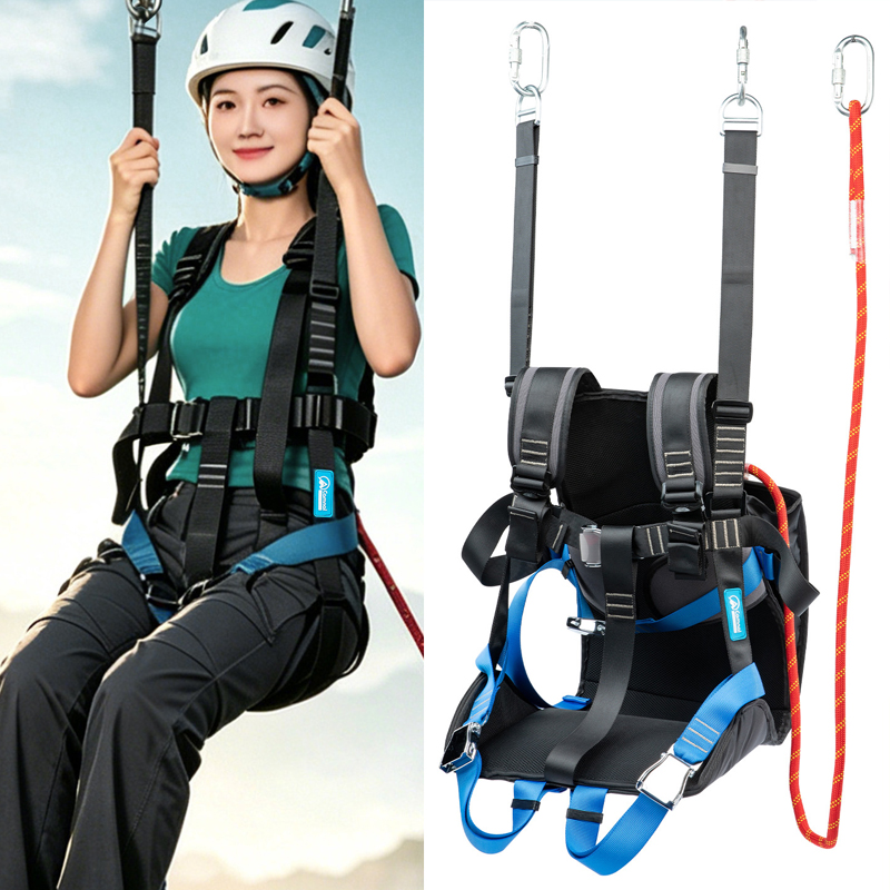 Siège de sécurité pour zipline - Outdoor Adventure Ziplines & Waterfall avis et prix
